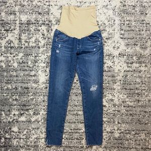 Ag Adriano Goldschmied Raw Skinny Maternity Jeans